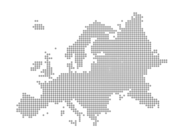 Dotted map europe continent 600 opt